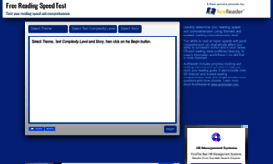 Freereadingtest.com thumbnail