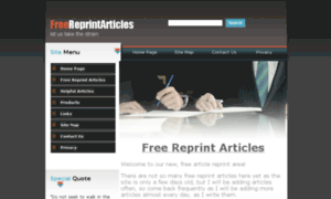 Freereprintarticles.the-real-way.com thumbnail