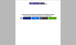 Freescreencleaner.com thumbnail