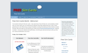 Freesimcardsworld.org.uk thumbnail