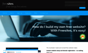 Freesites.com.au thumbnail