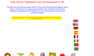 Freesoccerwallpapersscreensavers.pages3d.net thumbnail