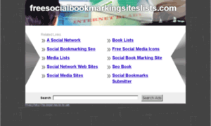 Freesocialbookmarkingsiteslists.com thumbnail