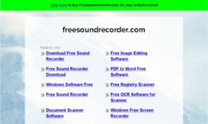 Freesoundrecorder.com thumbnail
