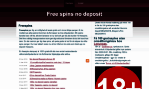 Freespins-nodeposit.se thumbnail