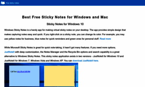 Freestickynotes.com thumbnail