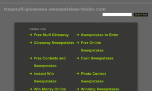 Freestuff-giveaway-sweepstakes-tinder.com thumbnail
