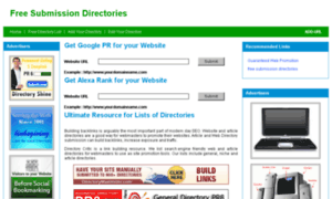 Freesubmissiondirectories.com thumbnail