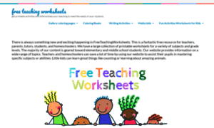 Freeteachingworksheets.com thumbnail