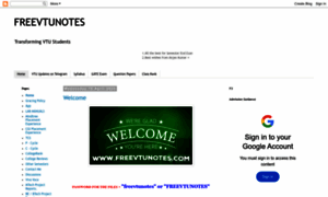 Freevtunotes.com thumbnail