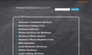 Freewebdirectory.co.in thumbnail