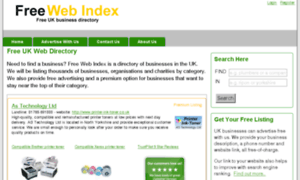 Freewebindex.co.uk thumbnail