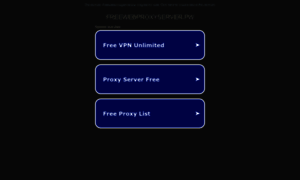 Freewebproxyserver.pw thumbnail