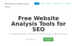 Freewebsiteanalysistools.com thumbnail