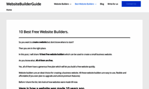 Freewebsitebuilders.org thumbnail