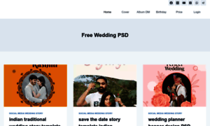 Freeweddingpsd.com thumbnail