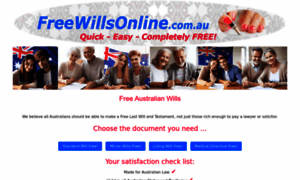 Freewillsonline.com.au thumbnail