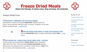 Freezedriedmeals.net thumbnail