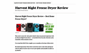 Freezedryerreview.com thumbnail