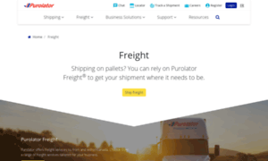 Freight.purolator.com thumbnail