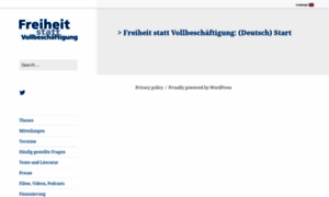 Freiheitstattvollbeschaeftigung.de thumbnail