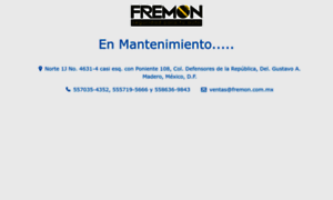 Fremon.com.mx thumbnail