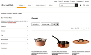 French-copper-cookware.com thumbnail