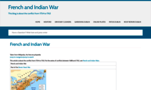 Frenchandindianwar.us thumbnail