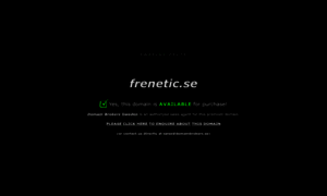 Frenetic.se thumbnail