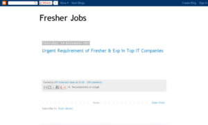 Fresherjobs99.blogspot.in thumbnail