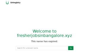 Fresherjobsinbangalore.xyz thumbnail