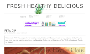 Freshhealthydelicious.com thumbnail