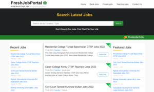 Freshjobportal.com thumbnail