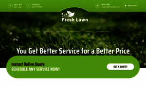 Freshlawnmowingservice.com thumbnail