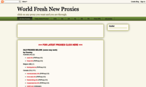 Freshnewproxies2.blogspot.com thumbnail