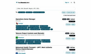 Freshremote.work thumbnail