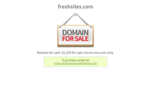 Freshsites.com thumbnail