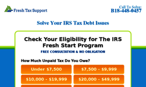 Freshtaxsupport.com thumbnail