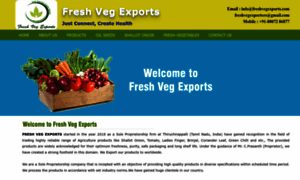 Freshvegexports.com thumbnail