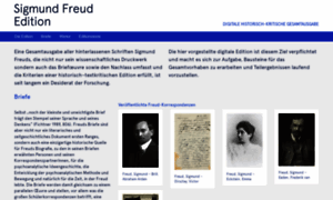 Freud-edition.net thumbnail