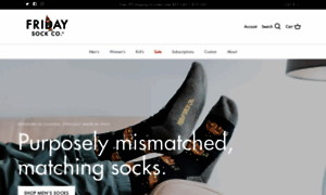 Fridaysocks.com thumbnail