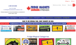 Fridgemagnetscanada.com thumbnail