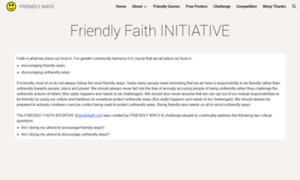 Friendlyfaith.org thumbnail
