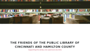 Friends.cincinnatilibrary.org thumbnail