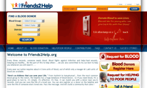 Friends2help.org thumbnail