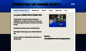 Friendsforlifehumanesociety.org thumbnail