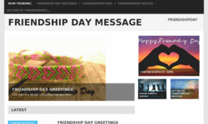 Friendshipdaymessage.com thumbnail