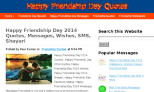 Friendshipdayquotes.net thumbnail