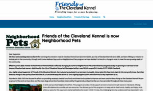 Friendsofclevelandkennel.com thumbnail