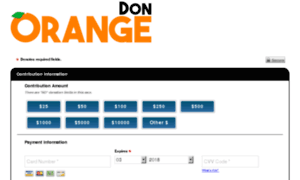 Friendsofdonorange.fastercampaigns.com thumbnail